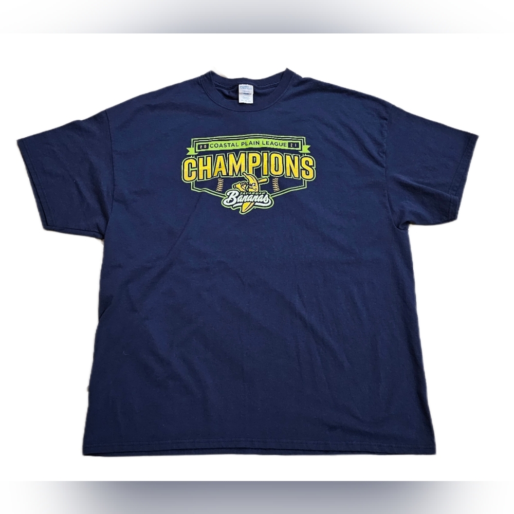 Savannah Bananas 2021 Baseball Champions T-Shirt 3XL Coastal Plain Minor League